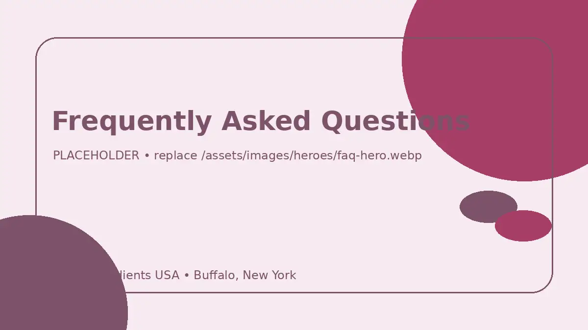 Frequently Asked Questions hero image placeholder